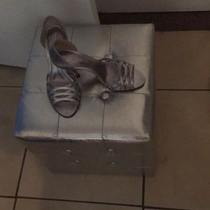 Sergio Rossi Silver Pumps